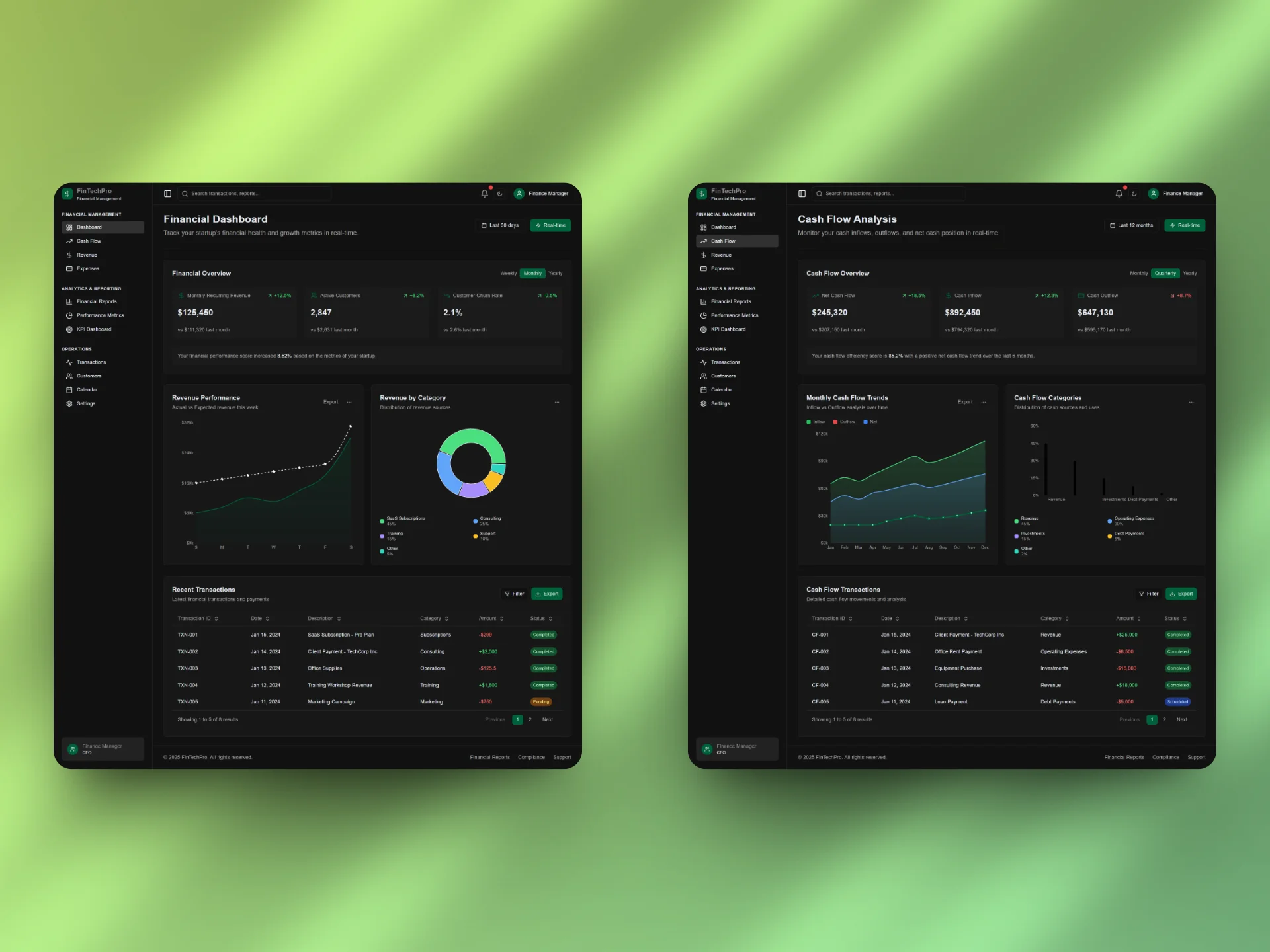 FinTechPro – project screenshot