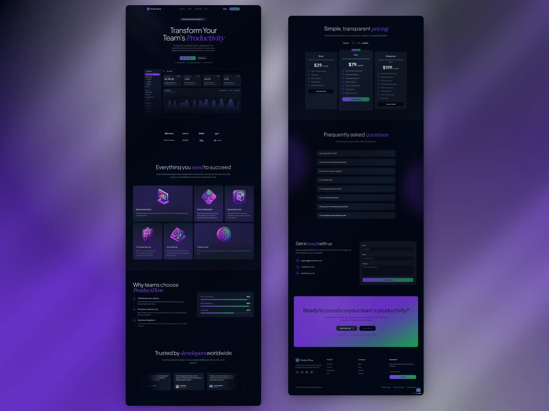 ProductFlow – project screenshot
