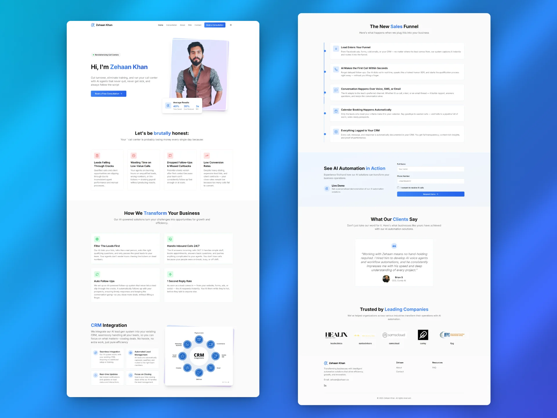 Zehaan.co – project screenshot